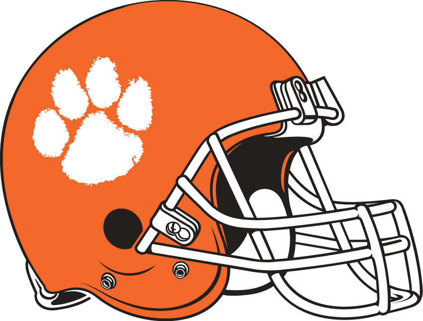 Clemson Tigers 1976 Helmet Logo iron on transfers for T-shirts